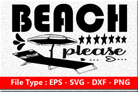 Beach Quote Design, Beach Please