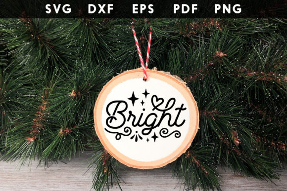 Bright SVG Christmas Ornament Graphics for Crafts