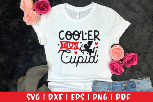 Cooler Than Cupid SVG: Valentine Graphics for Crafts & Branding