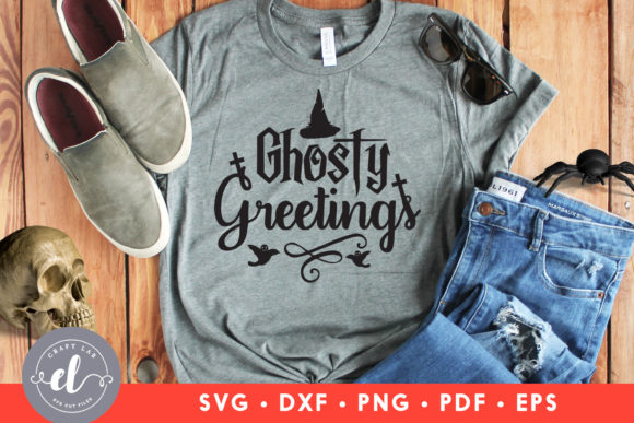 Ghosty Greetings: Halloween Graphics for Crafts