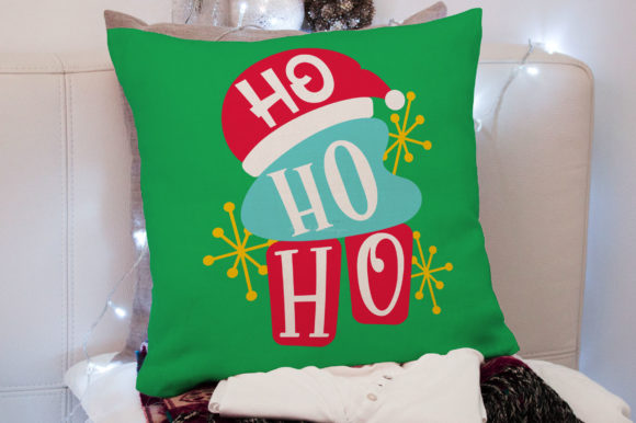 Ho Ho Ho Retro Quote Graphics for Crafts