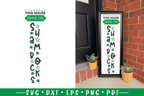 St Patricks Day Porch Sign SVG: Graphics for Crafts & Seasonal Branding
